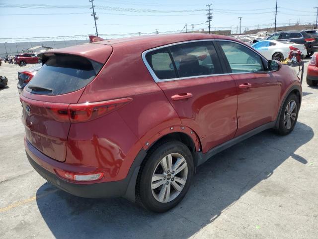  KIA SPORTAGE 2017 Red