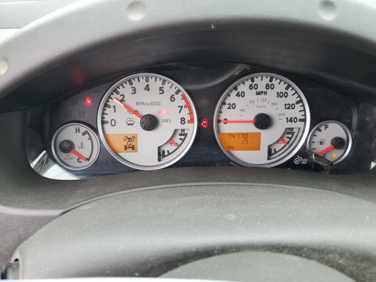 5n1an0nw9en805018 5N1AN0NW9EN805018 2014 Nissan Xterra X