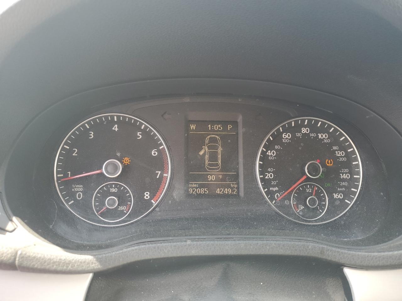 2012 Volkswagen Passat Se VIN: 1VWBP7A31CC072461 Lot: 64661585