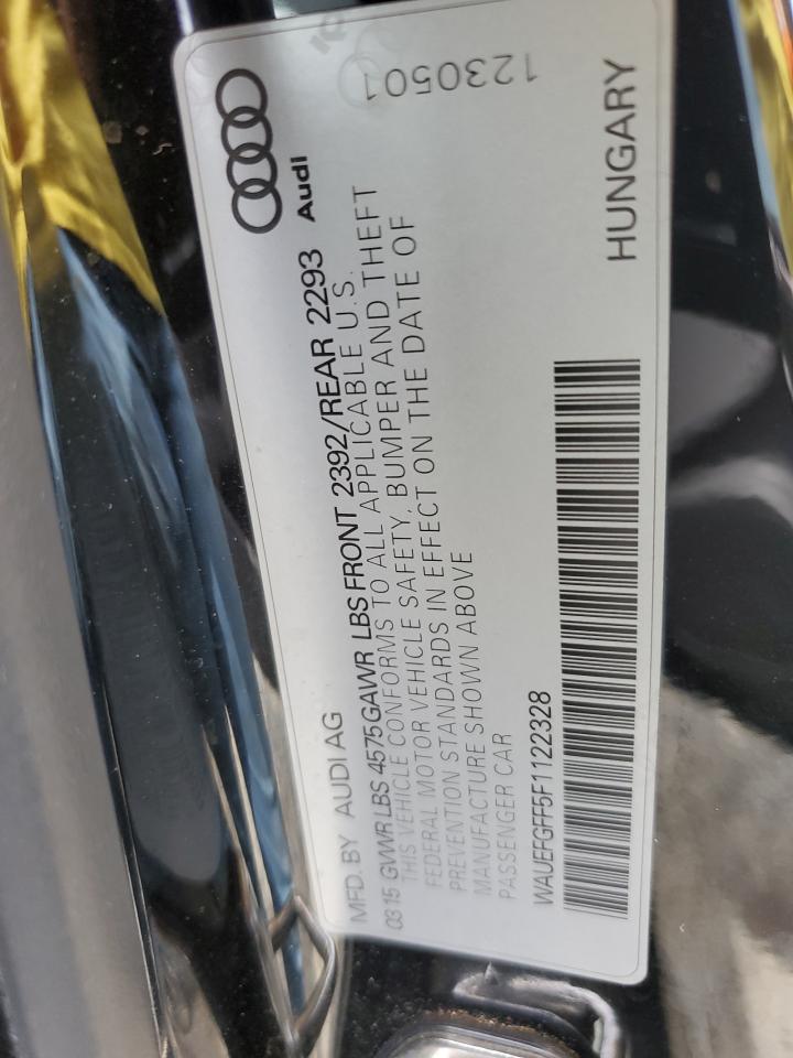 2015 Audi A3 Premium Plus VIN: WAUEFGFF5F1122328 Lot: 63519585