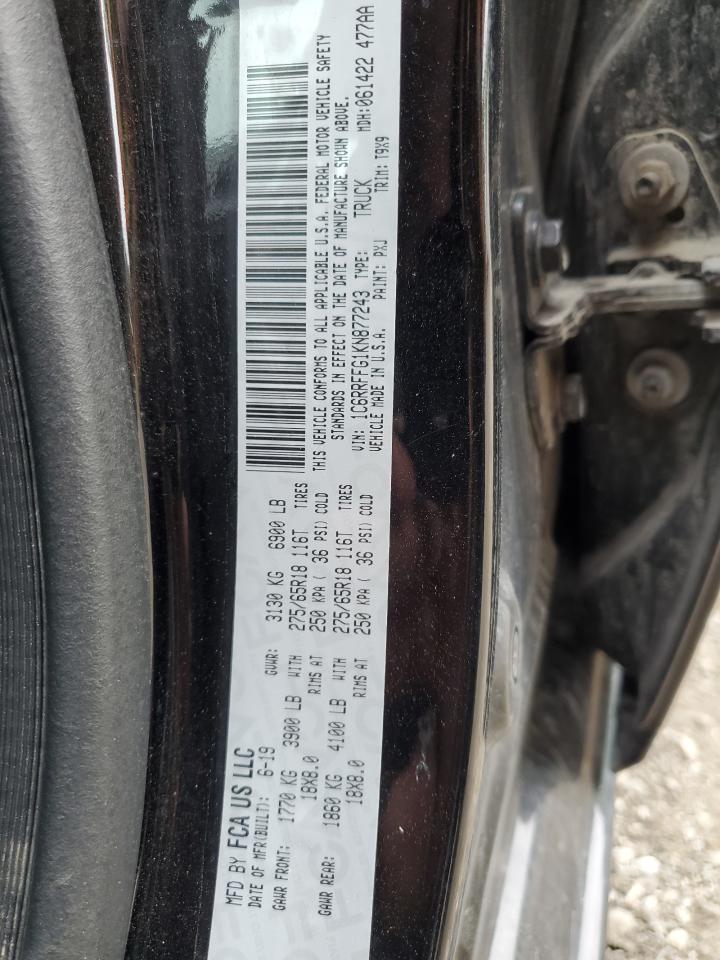 1c6rrffg1kn877243 1C6RRFFG1KN877243 2019 Ram 1500 Big Horn/Lone Star