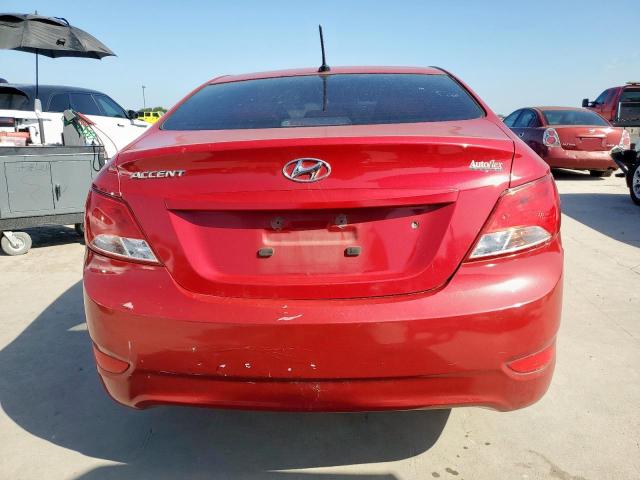 Sedans HYUNDAI ACCENT 2017 Czerwony