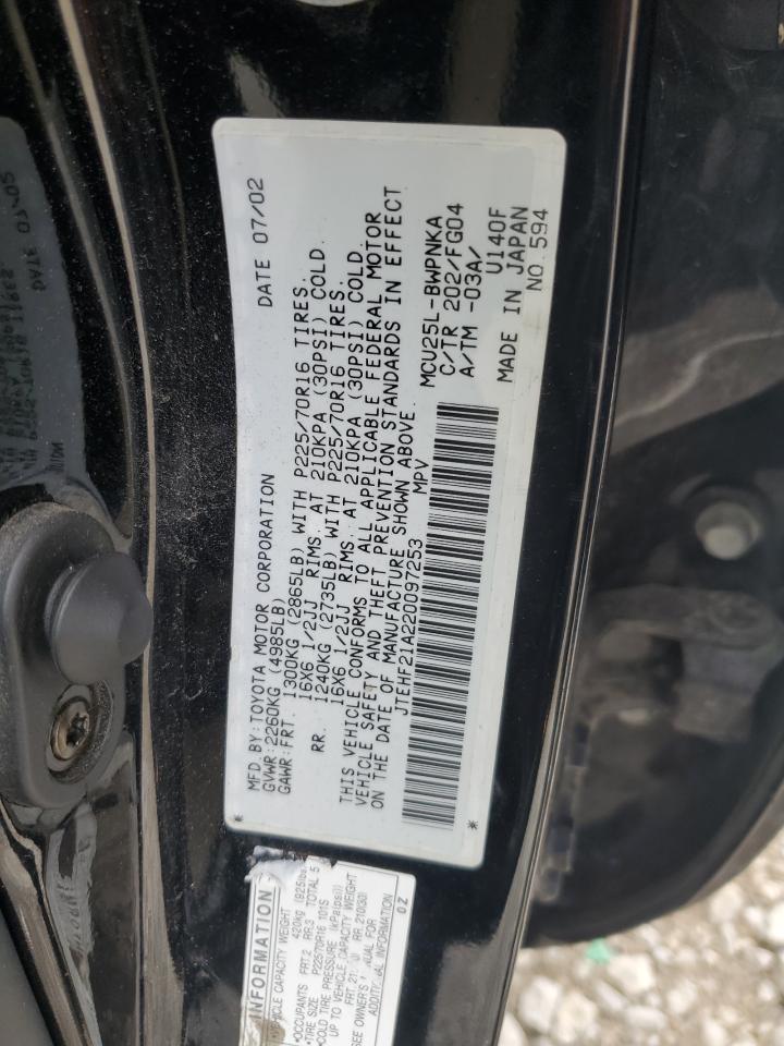 2002 Toyota Highlander Limited VIN: JTEHF21A220097253 Lot: 65314965