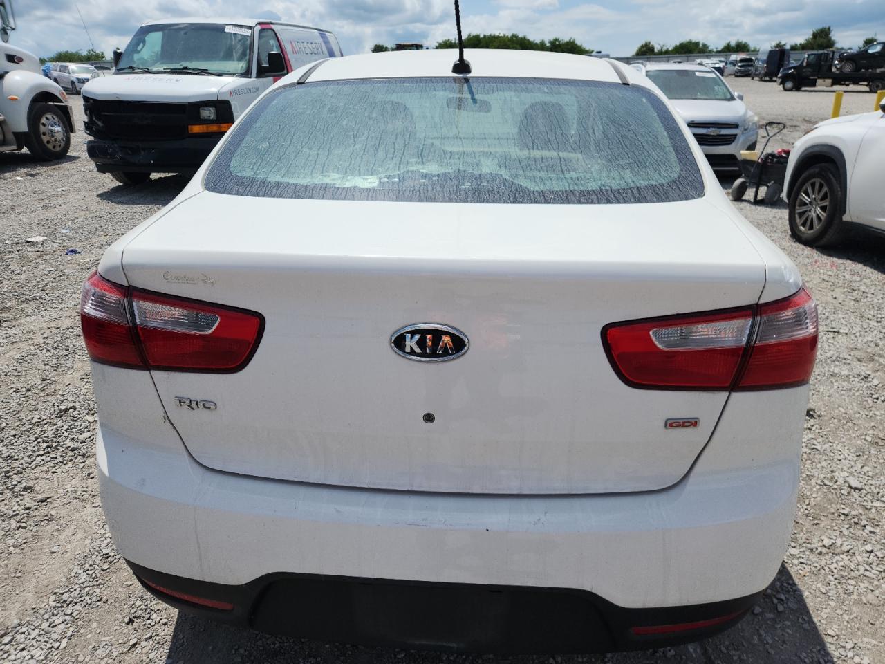2012 Kia Rio Lx VIN: KNADM4A35C6044337 Lot: 63367965