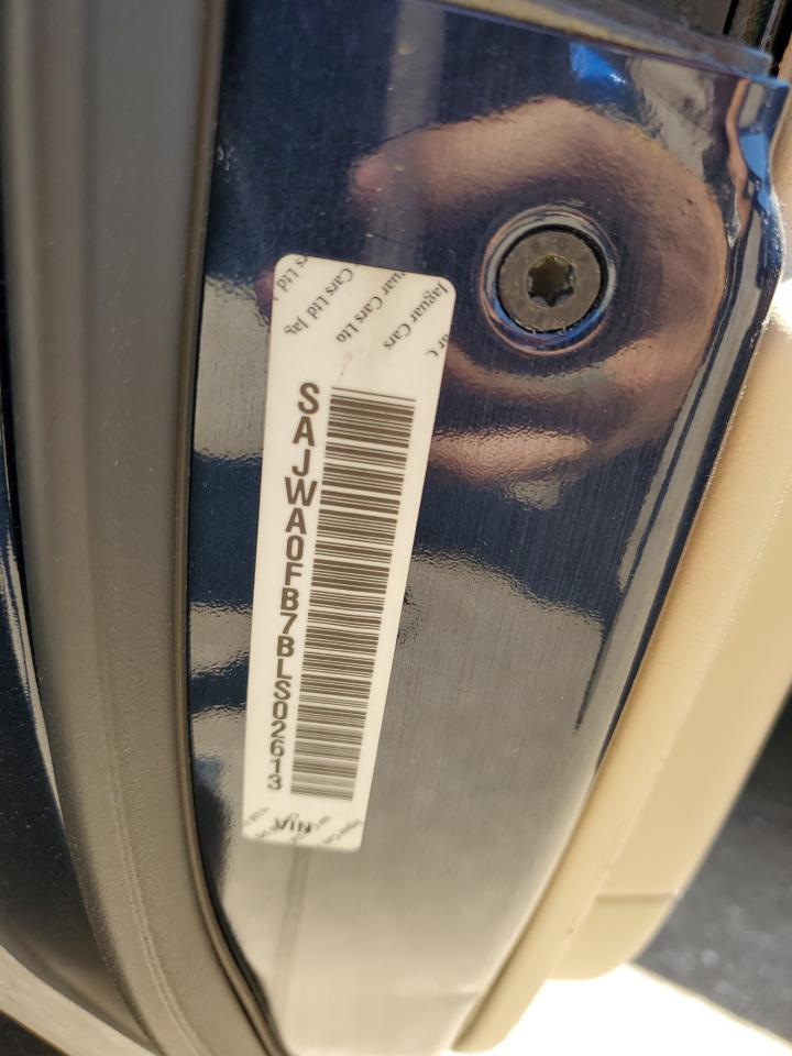 2011 Jaguar Xf VIN: SAJWA0FB7BLS02613 Lot: 62777705