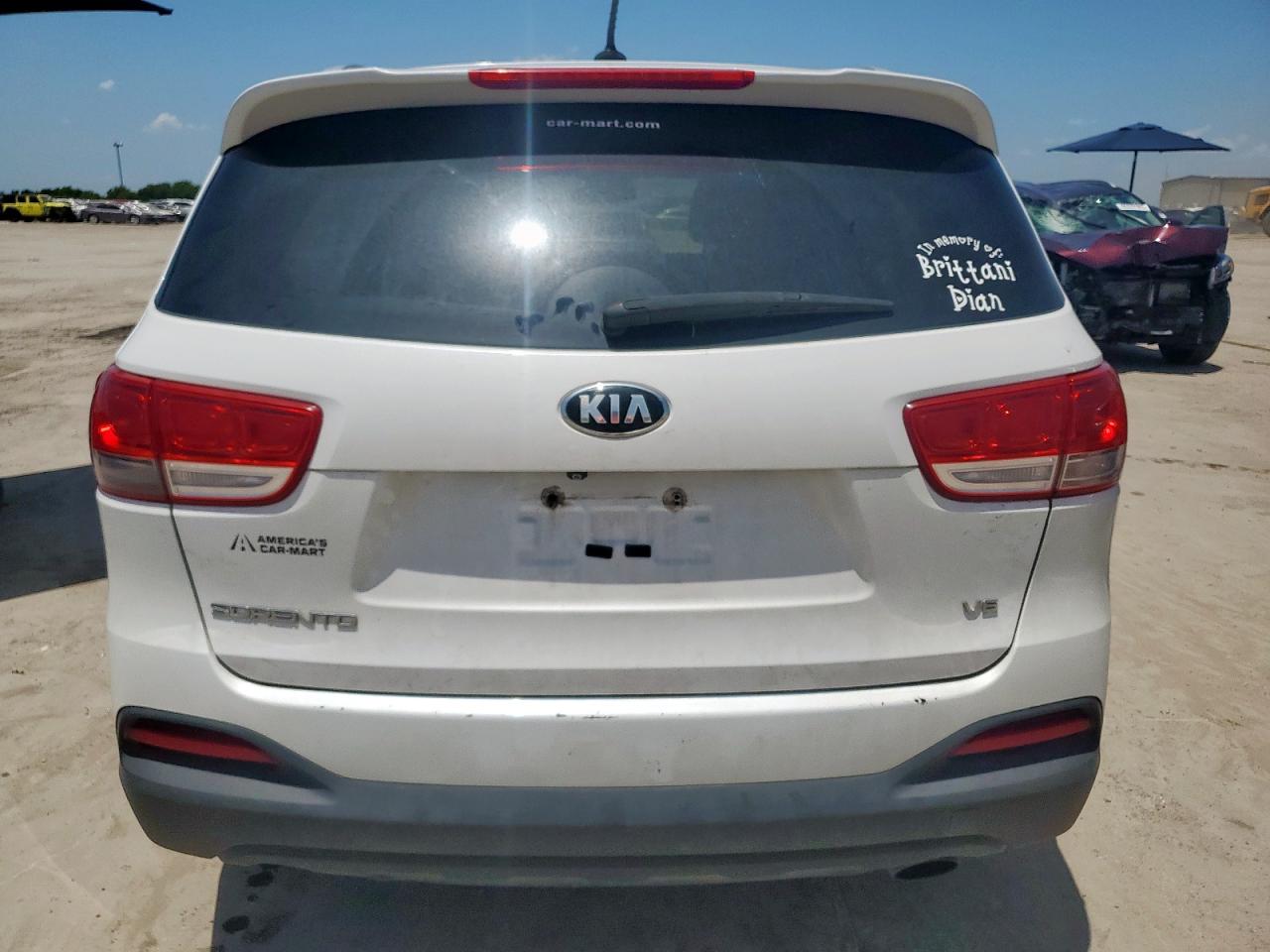 2016 Kia Sorento Lx VIN: 5XYPGDA57GG180495 Lot: 65474465