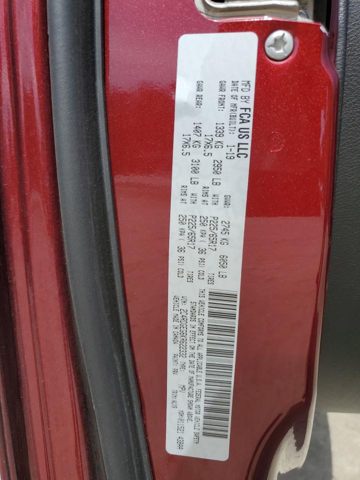 2019 Dodge Grand Caravan Gt VIN: 2C4RDGEG6KR622332 Lot: 64631745