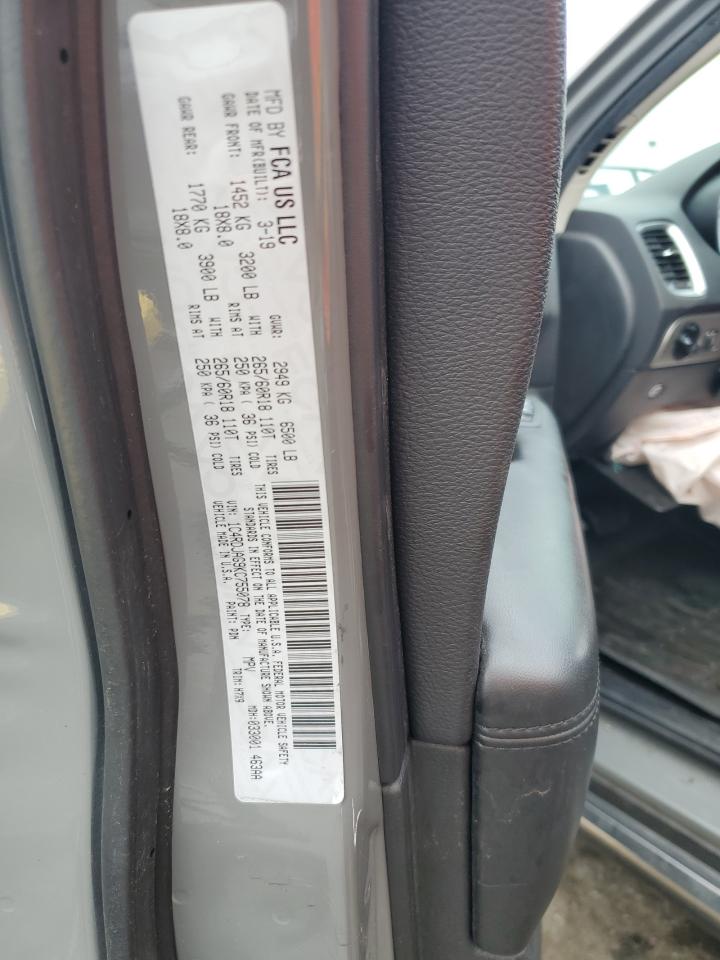 2019 Dodge Durango Sxt VIN: 1C4RDJAG9KC755078 Lot: 64127835