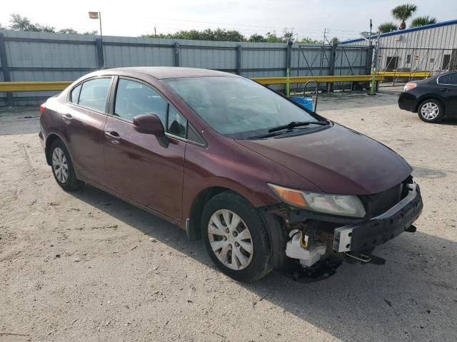  HONDA CIVIC 2012 Burgundy