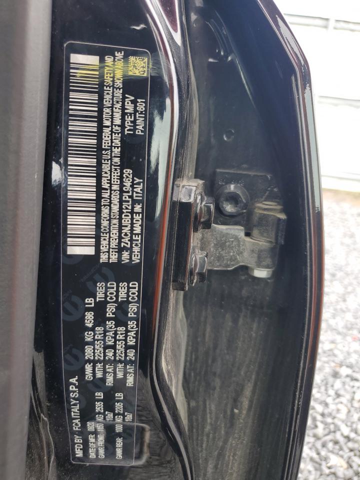 2020 Jeep Renegade Limited VIN: ZACNJBD12LPL94629 Lot: 63990445