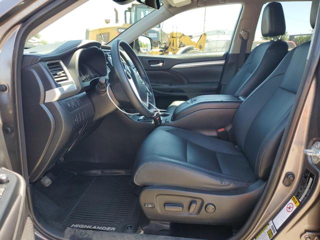  TOYOTA HIGHLANDER 2018 Серый