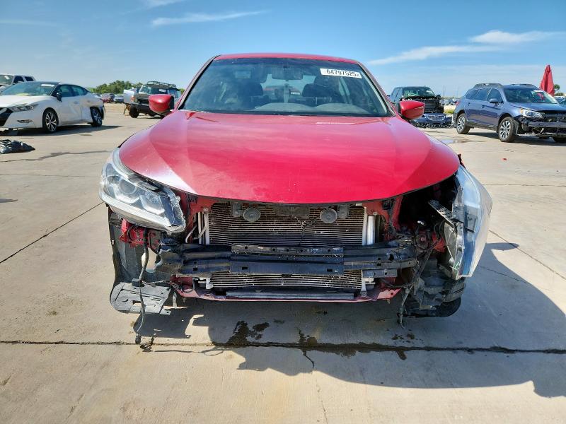  HONDA ACCORD 2017 Красный