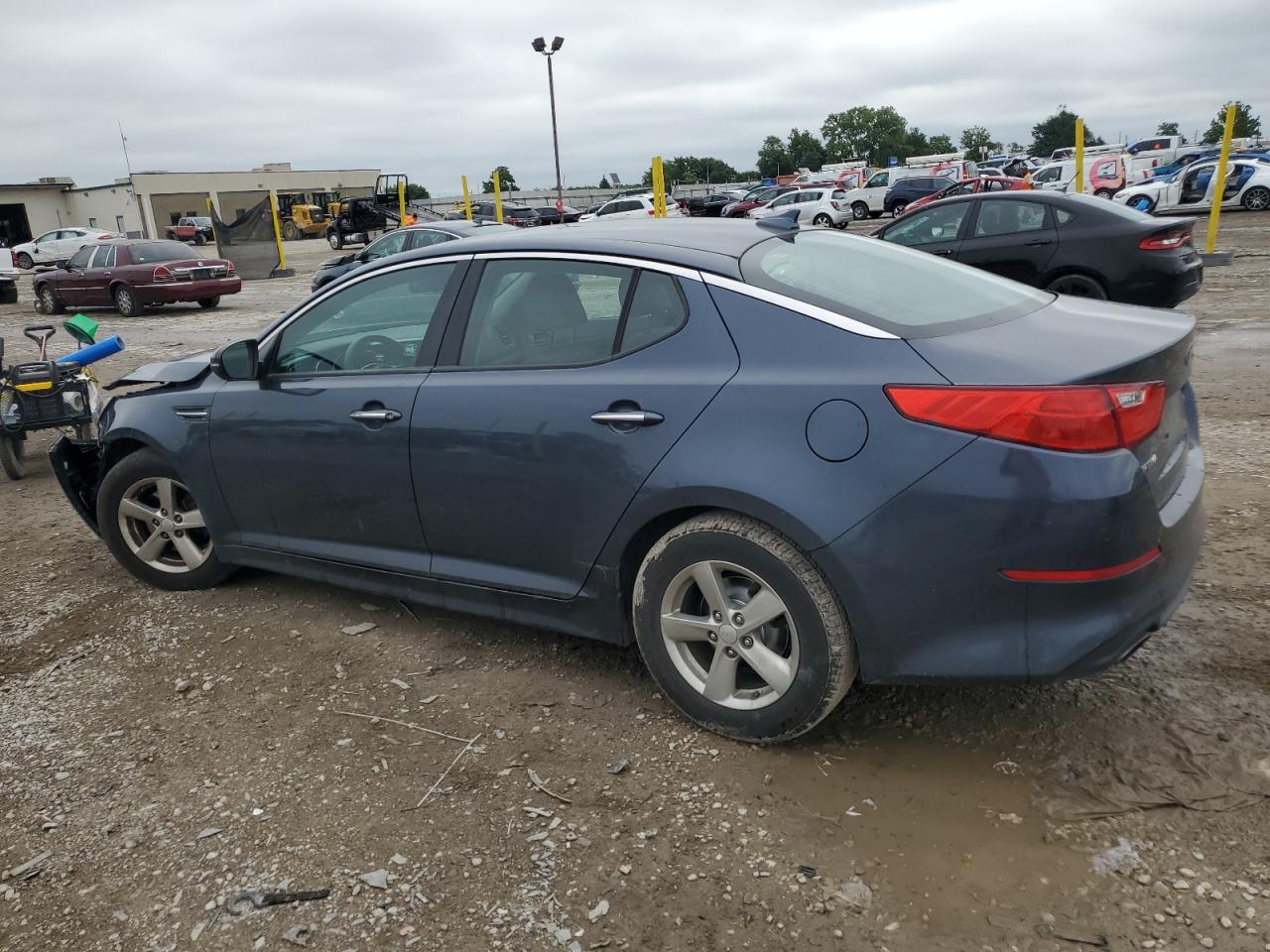 2015 Kia Optima Lx blue null gas KNAGM4A73F5568161 photo #3