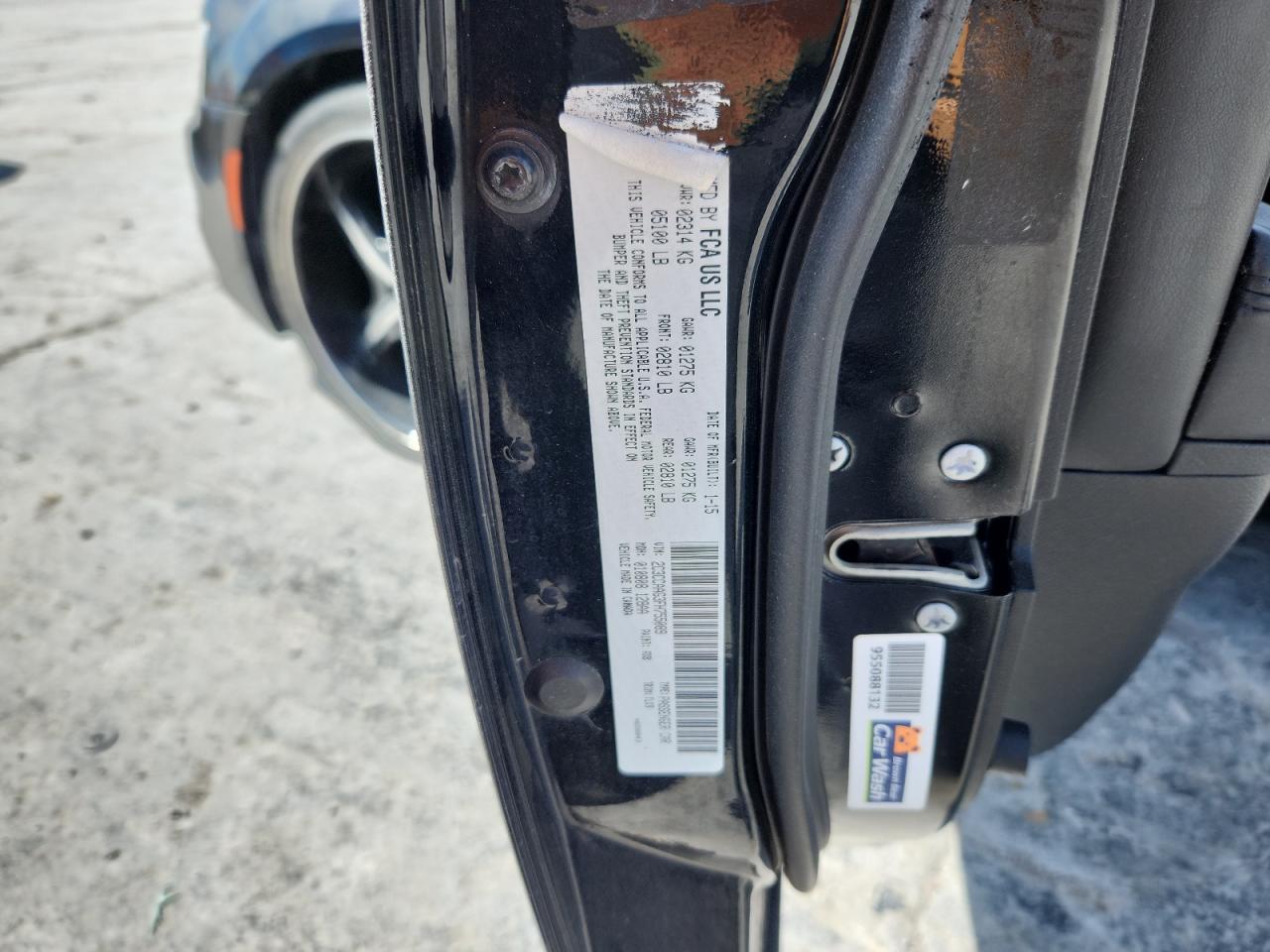 2015 Chrysler 300 Limited VIN: 2C3CCAAG3FH755089 Lot: 66545485