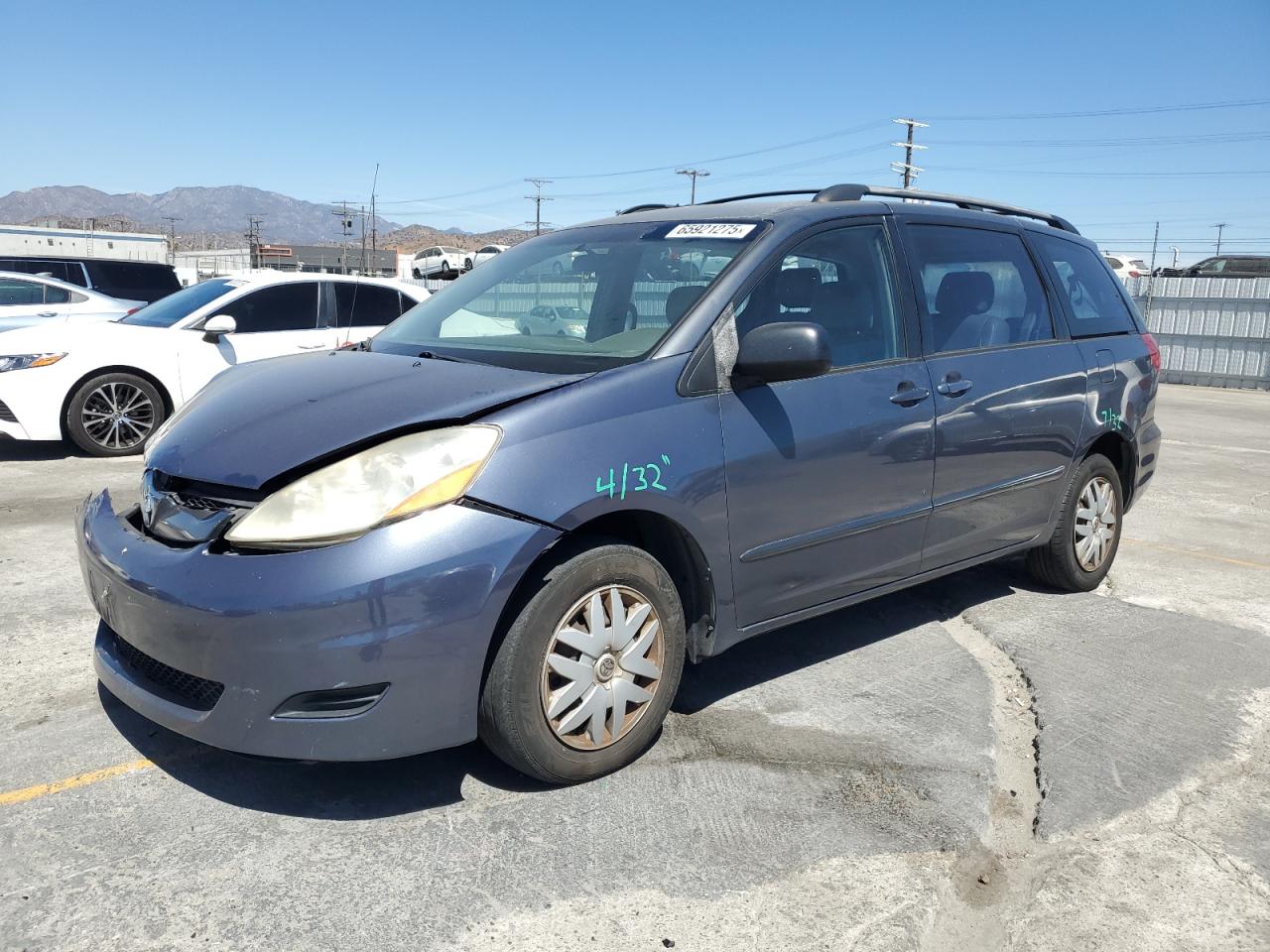 2008 Toyota Sienna Ce VIN: 5TDZK23C28S125707 Lot: 65921275