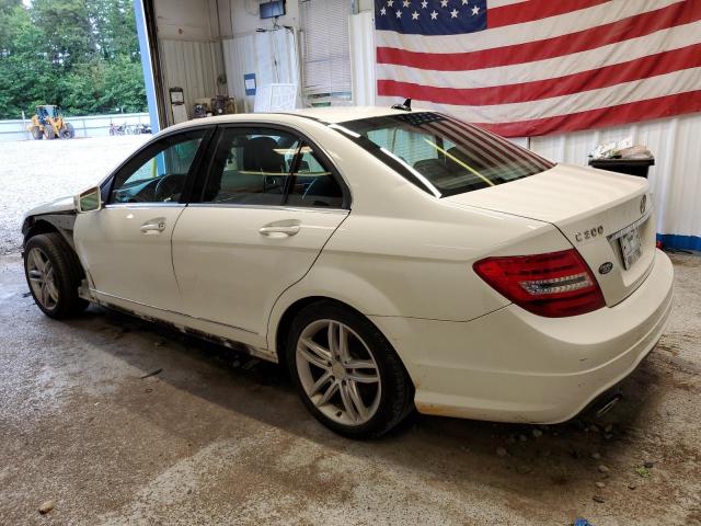 Sedans MERCEDES-BENZ C-CLASS 2012 Biały