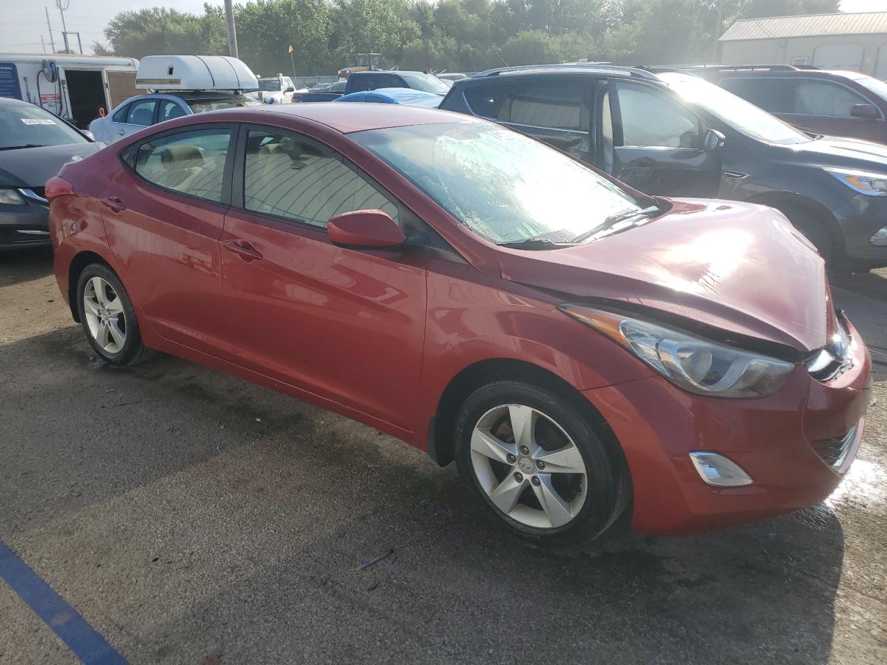 2012 Hyundai Elantra Gls VIN: KMHDH4AE6CU331055 Lot: 65157465