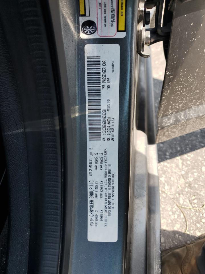 2013 Chrysler 200 Touring VIN: 1C3CCBBG6DN659398 Lot: 66828745