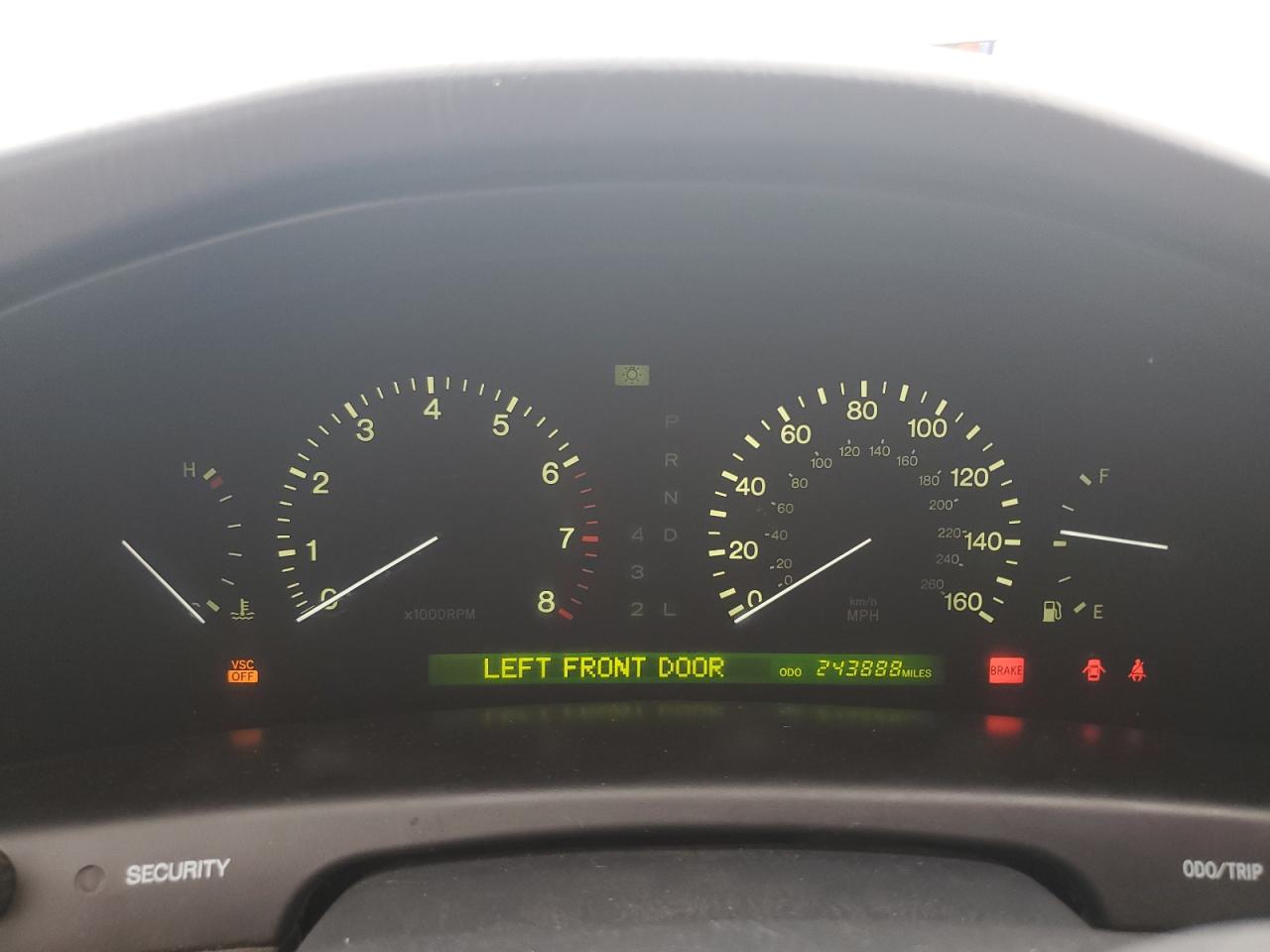 2000 Lexus Ls 400 VIN: JT8BH28F8Y0177363 Lot: 64255885