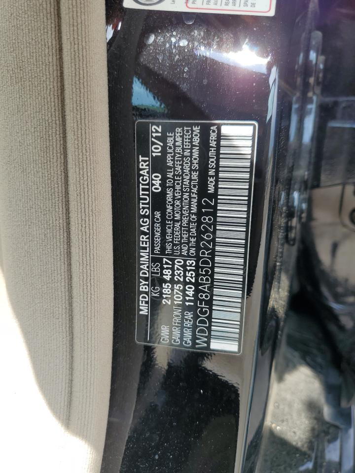 2013 Mercedes-Benz C 300 4Matic VIN: WDDGF8AB5DR262812 Lot: 64549735
