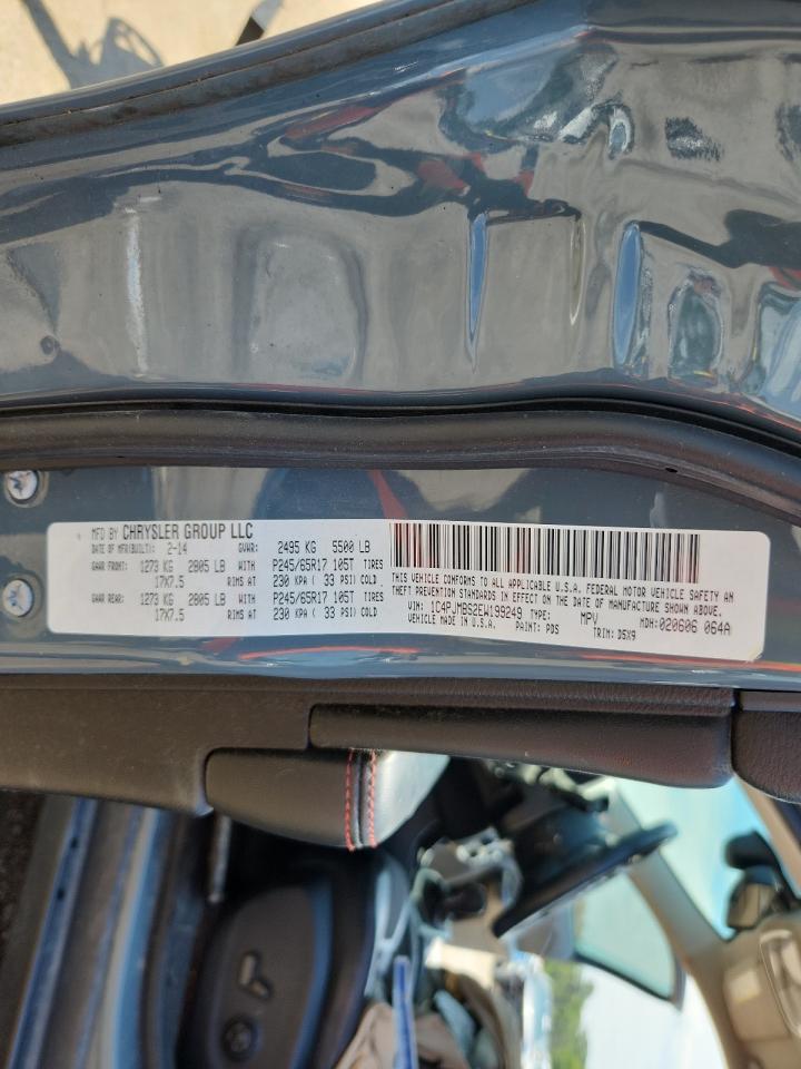2014 Jeep Cherokee Trailhawk VIN: 1C4PJMBS2EW199249 Lot: 64675595