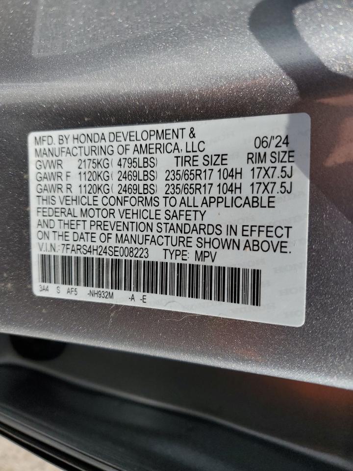 2025 Honda Cr-V Lx VIN: 7FARS4H24SE008223 Lot: 65710135
