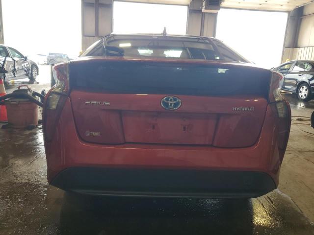  TOYOTA PRIUS 2016 Czerwony