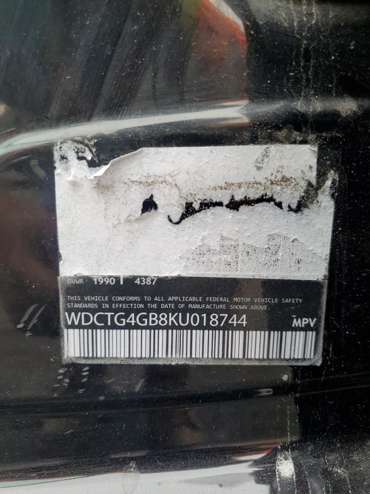 2019 Mercedes-Benz Gla 250 4Matic VIN: WDCTG4GB8KU018744 Lot: 67095315