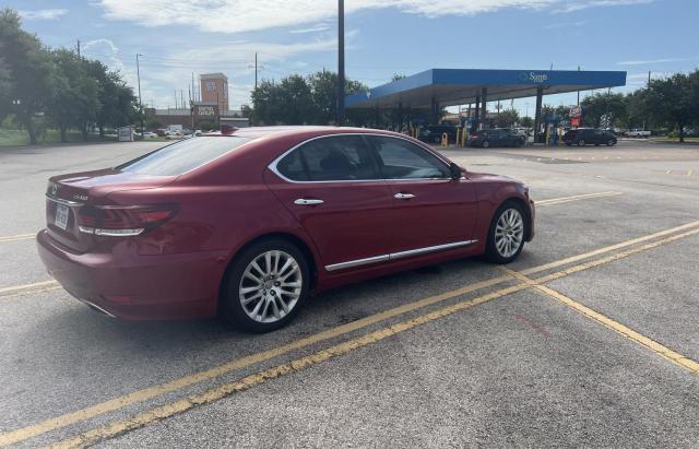 Sedans LEXUS LS460 2015 Red