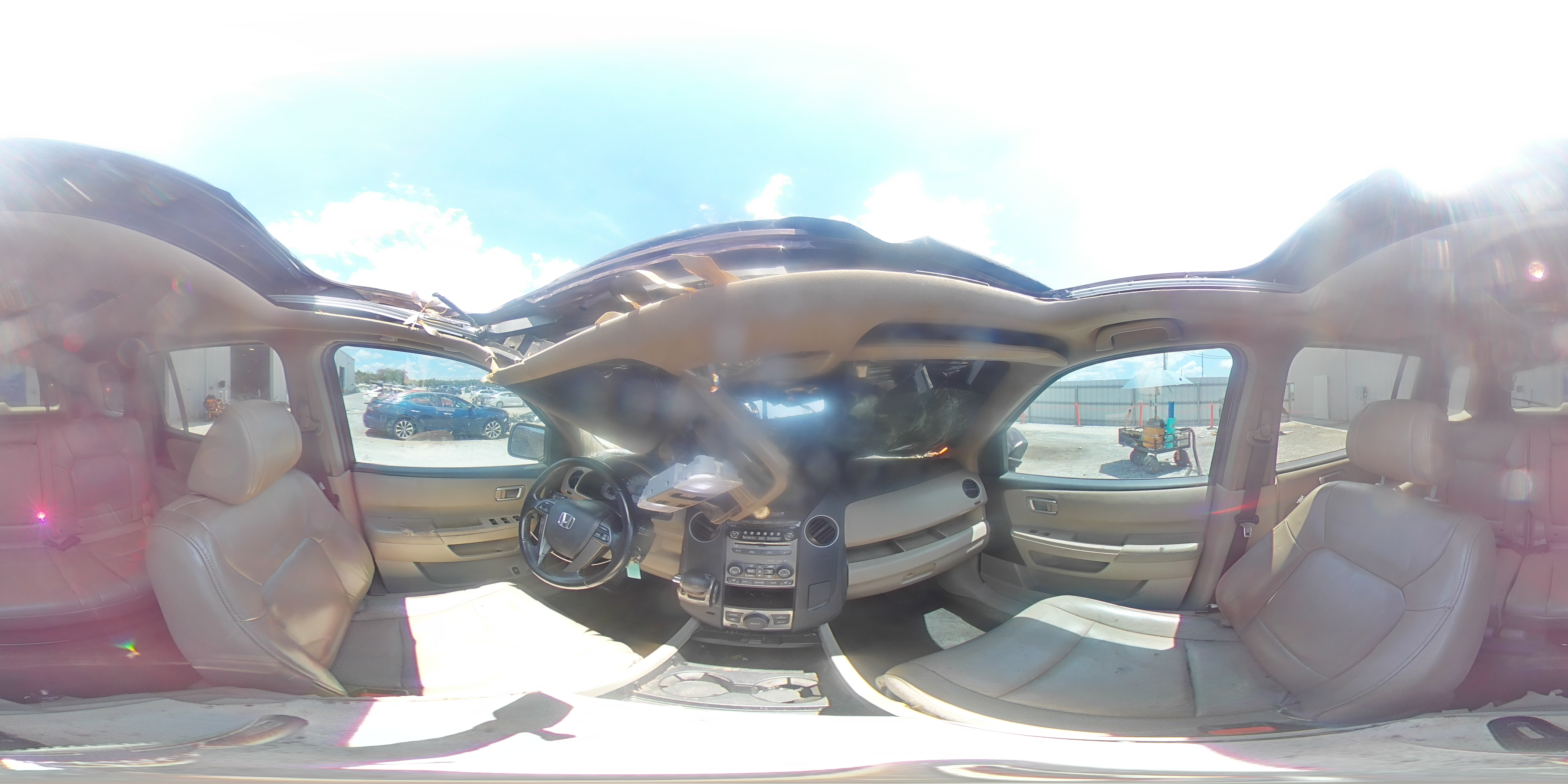 2014 Honda Pilot Exl VIN: 5FNYF3H67EB003675 Lot: 66914065