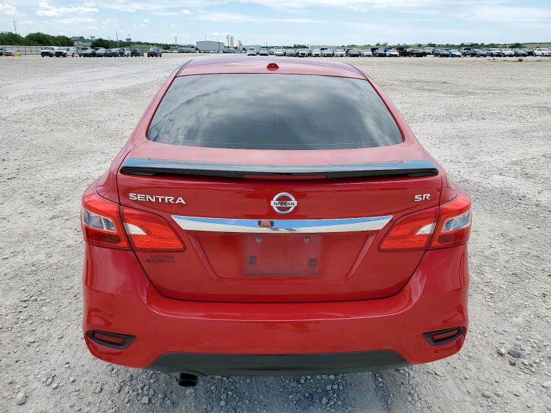  NISSAN SENTRA 2017 Czerwony