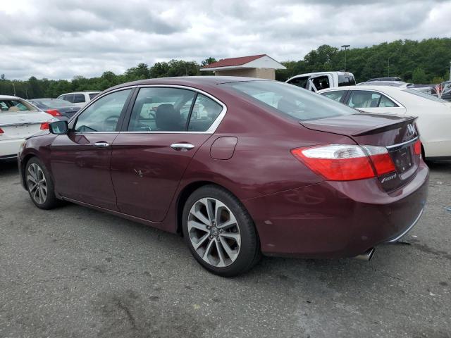 Sedans HONDA ACCORD 2014 Bordowy