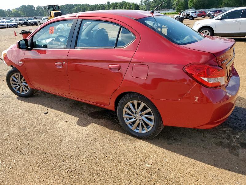  MITSUBISHI MIRAGE 2018 Czerwony