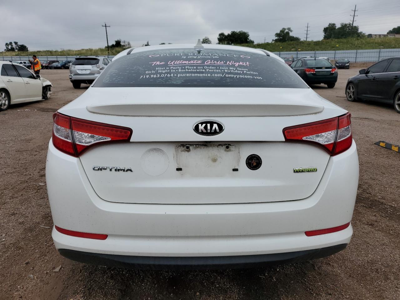 2013 Kia Optima Hybrid VIN: KNAGM4AD2D5042770 Lot: 62868695