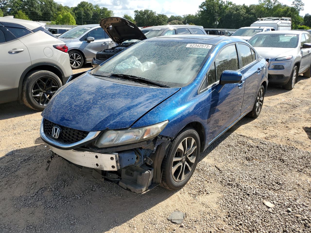 2HGFB2F82FH550691 2015 Honda Civic Ex