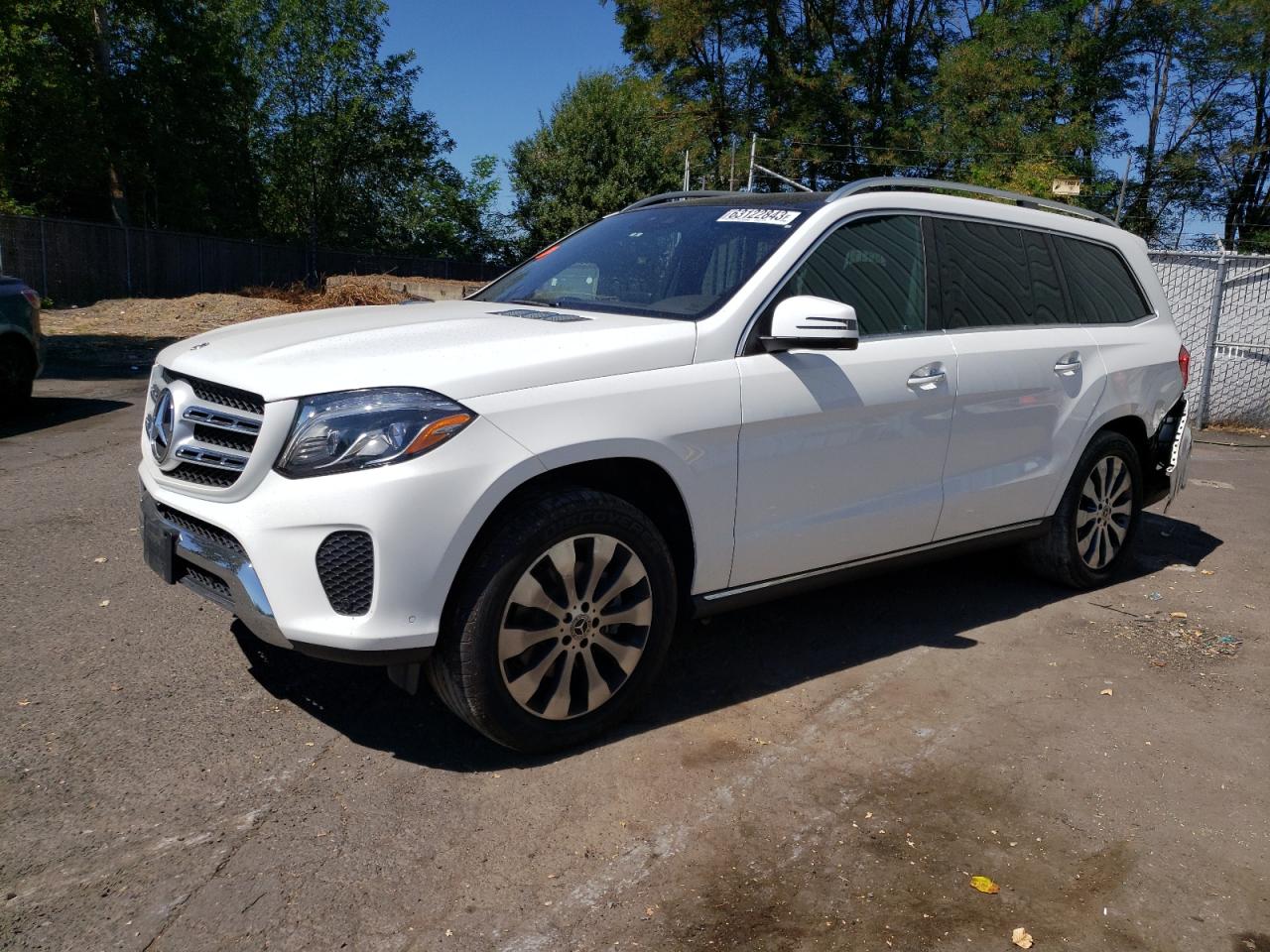 2019 Mercedes-Benz Gls 450 4Matic VIN: 4JGDF6EE9KB230419 Lot: 63122843