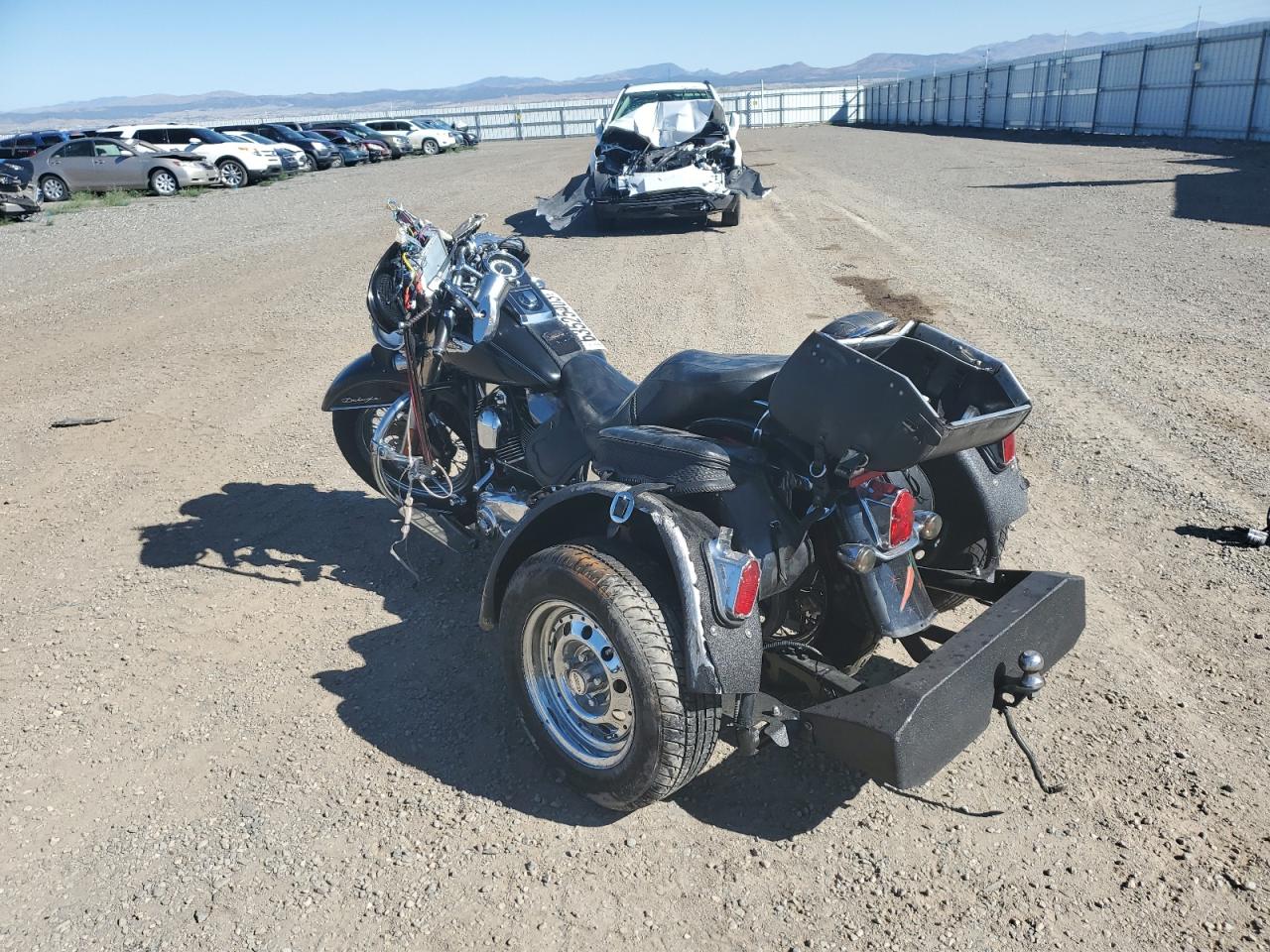 2009 Harley-Davidson Flstn black roadster_bike gas 1HD1JD5119Y034102 photo #4