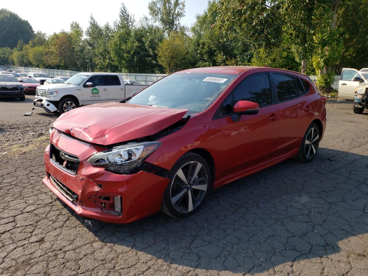 2019 Subaru Impreza Sport VIN: 4S3GTAJ69K3701443 Lot: 65686683