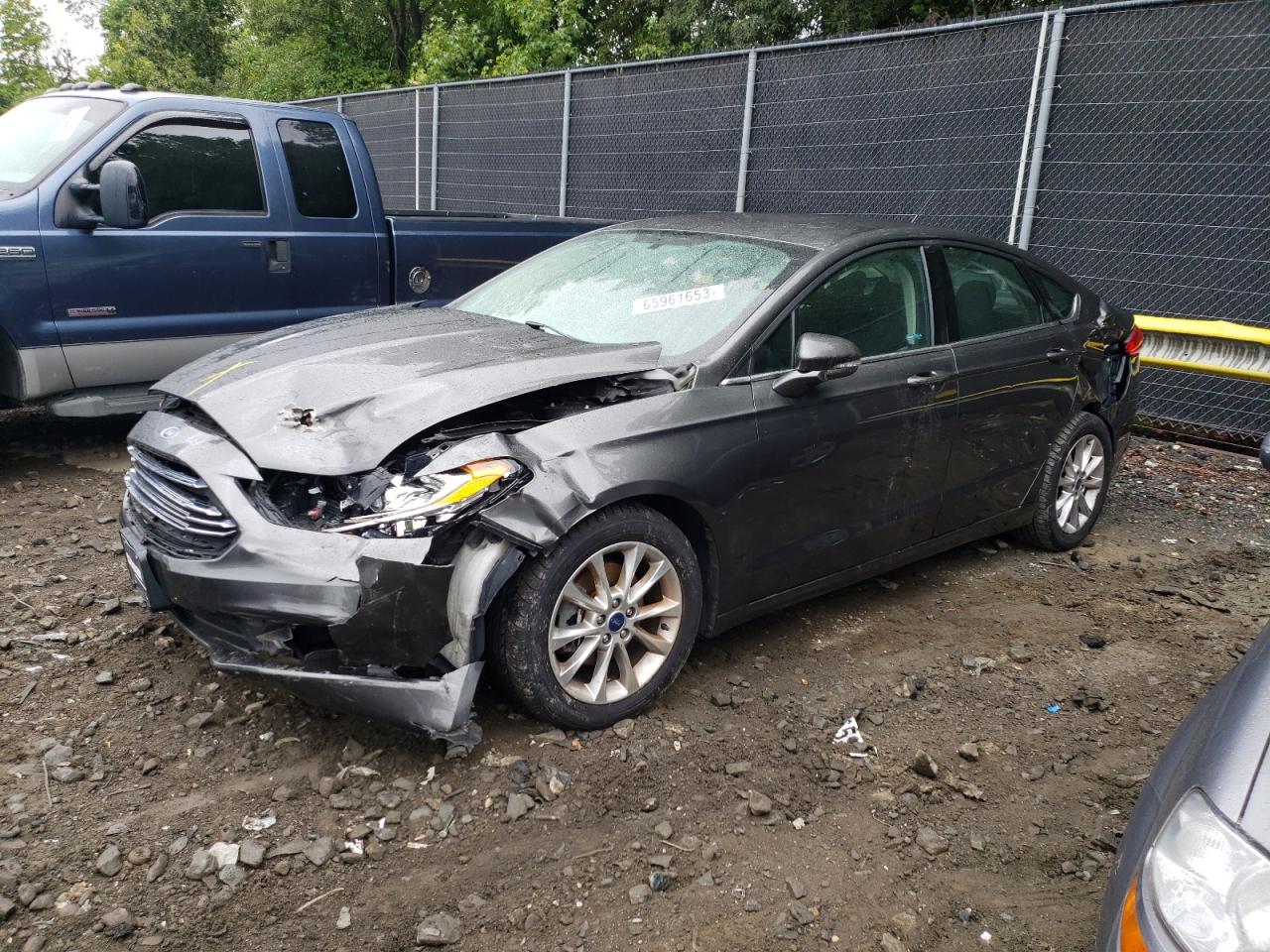 2017 Ford Fusion Se VIN: 3FA6P0H7XHR268577 Lot: 65961653