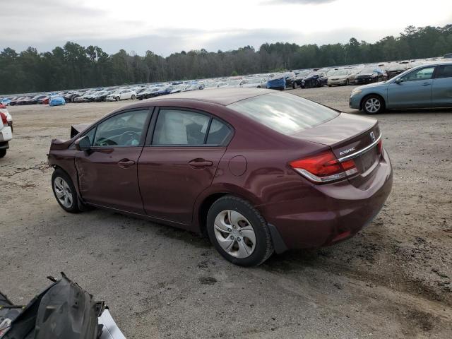  HONDA CIVIC 2015 Burgundy