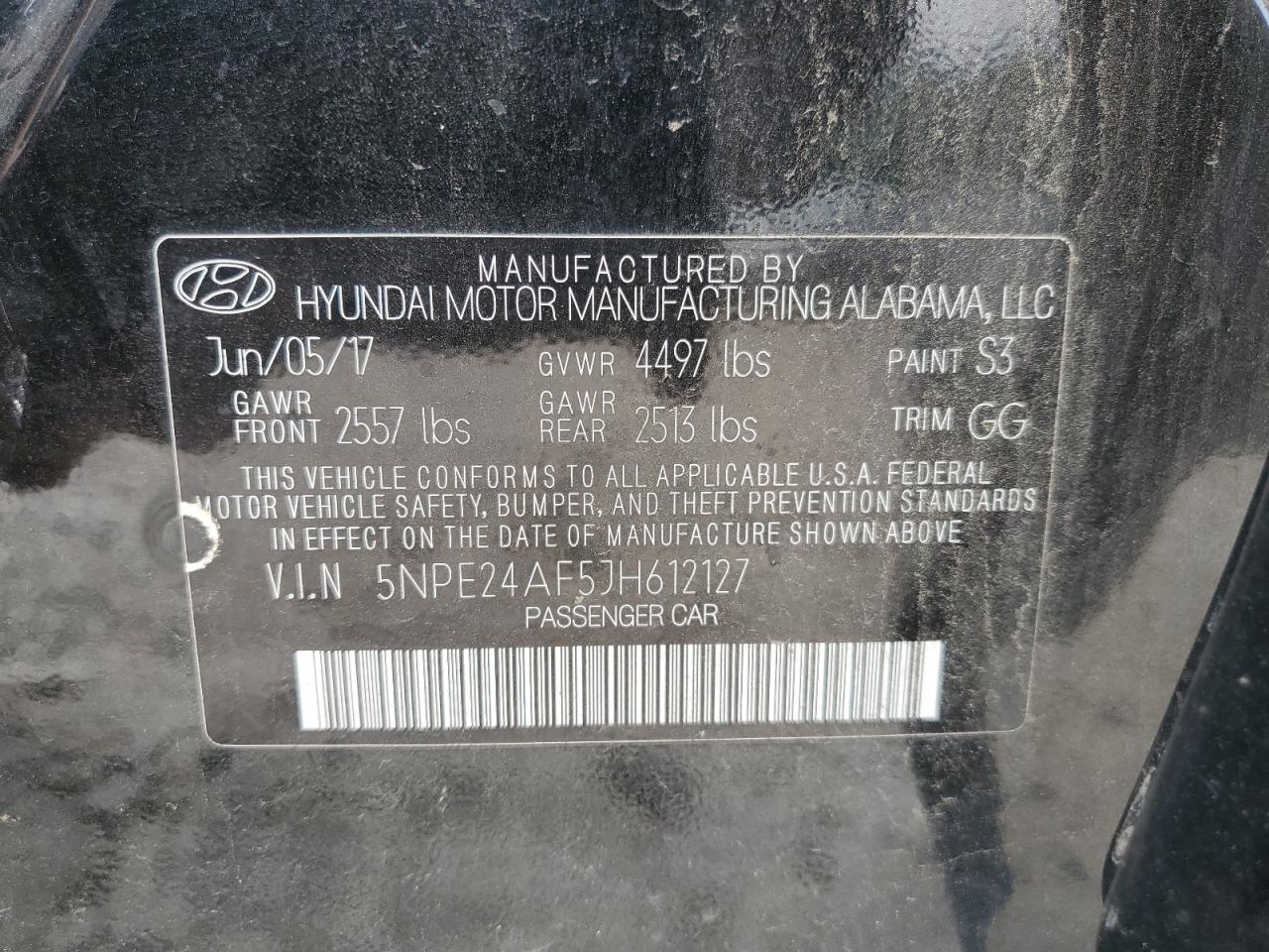 5NPE24AF5JH612127 2018 Hyundai Sonata Se