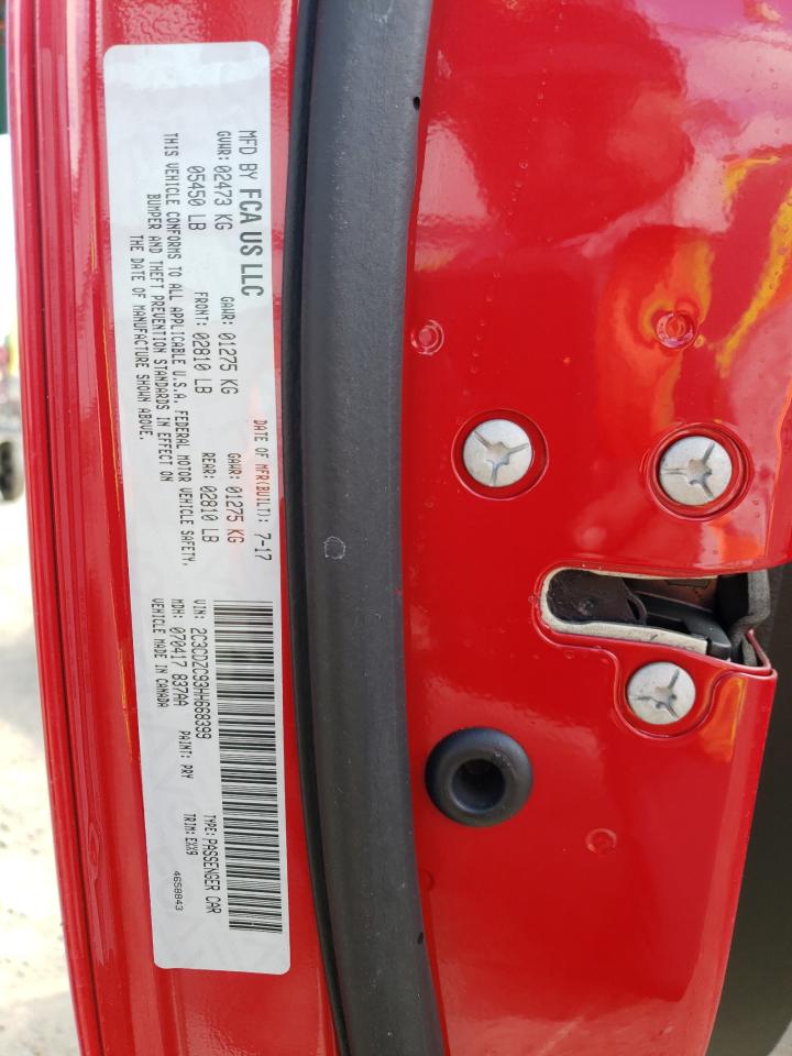 2017 Dodge Challenger Srt Hellcat VIN: 2C3CDZC93HH668399 Lot: 63569663