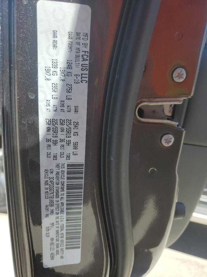 2019 Dodge Journey Crossroad VIN: 3C4PDDGG7KT810938 Lot: 63869093