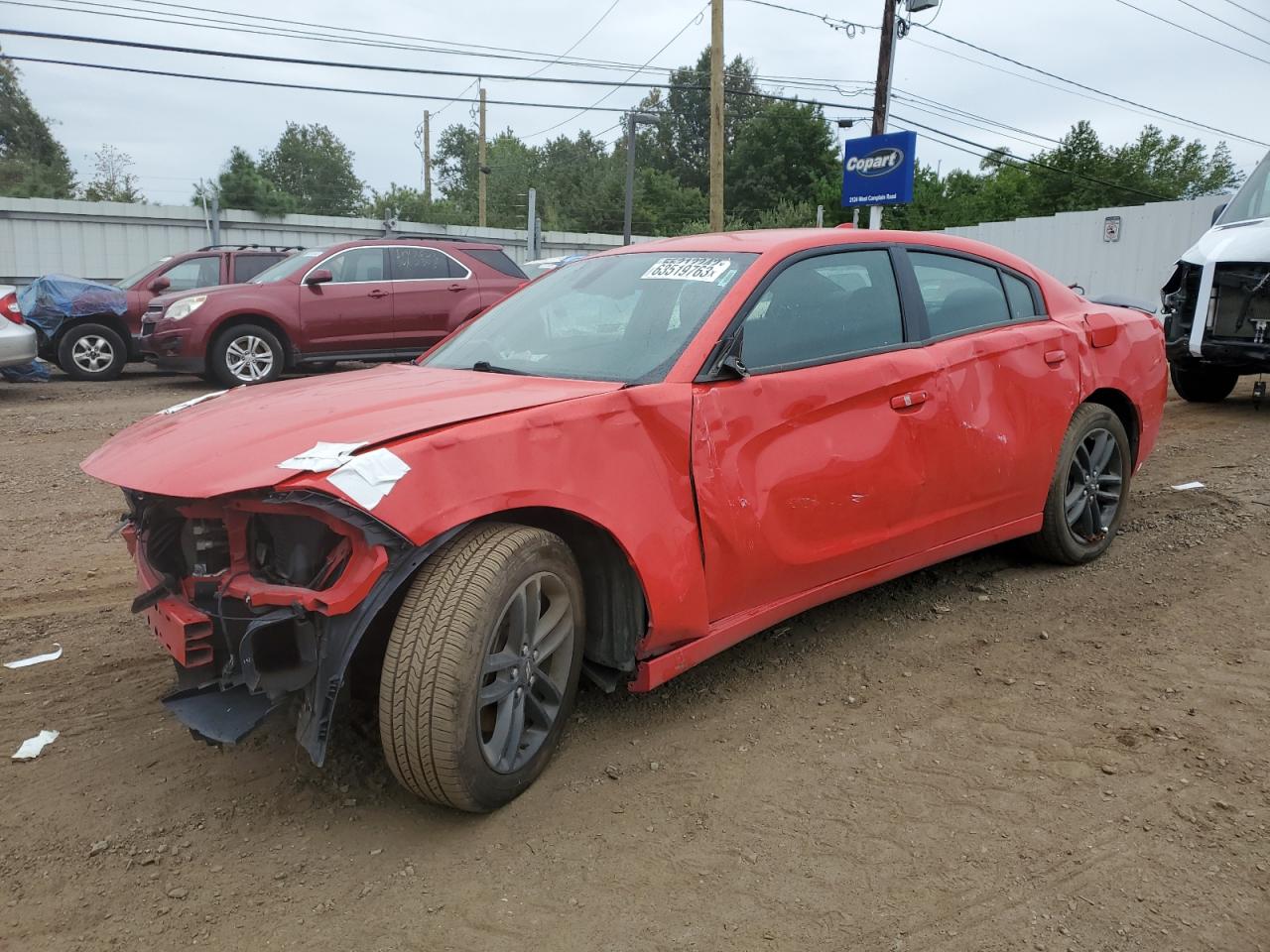 2019 Dodge Charger Sxt VIN: 2C3CDXJG7KH671433 Lot: 63519763