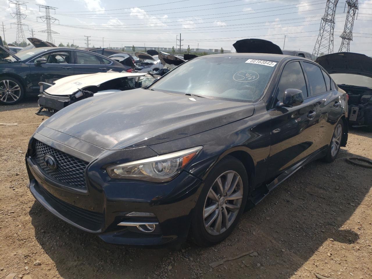 2015 Infiniti Q50 Base VIN: JN1BV7AR4FM405671 Lot: 66163843