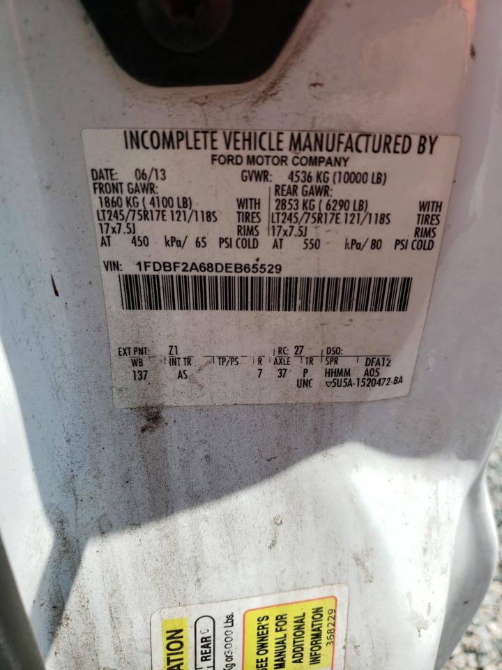 2013 Ford F250 Super Duty VIN: 1FDBF2A68DEB65529 Lot: 64433353