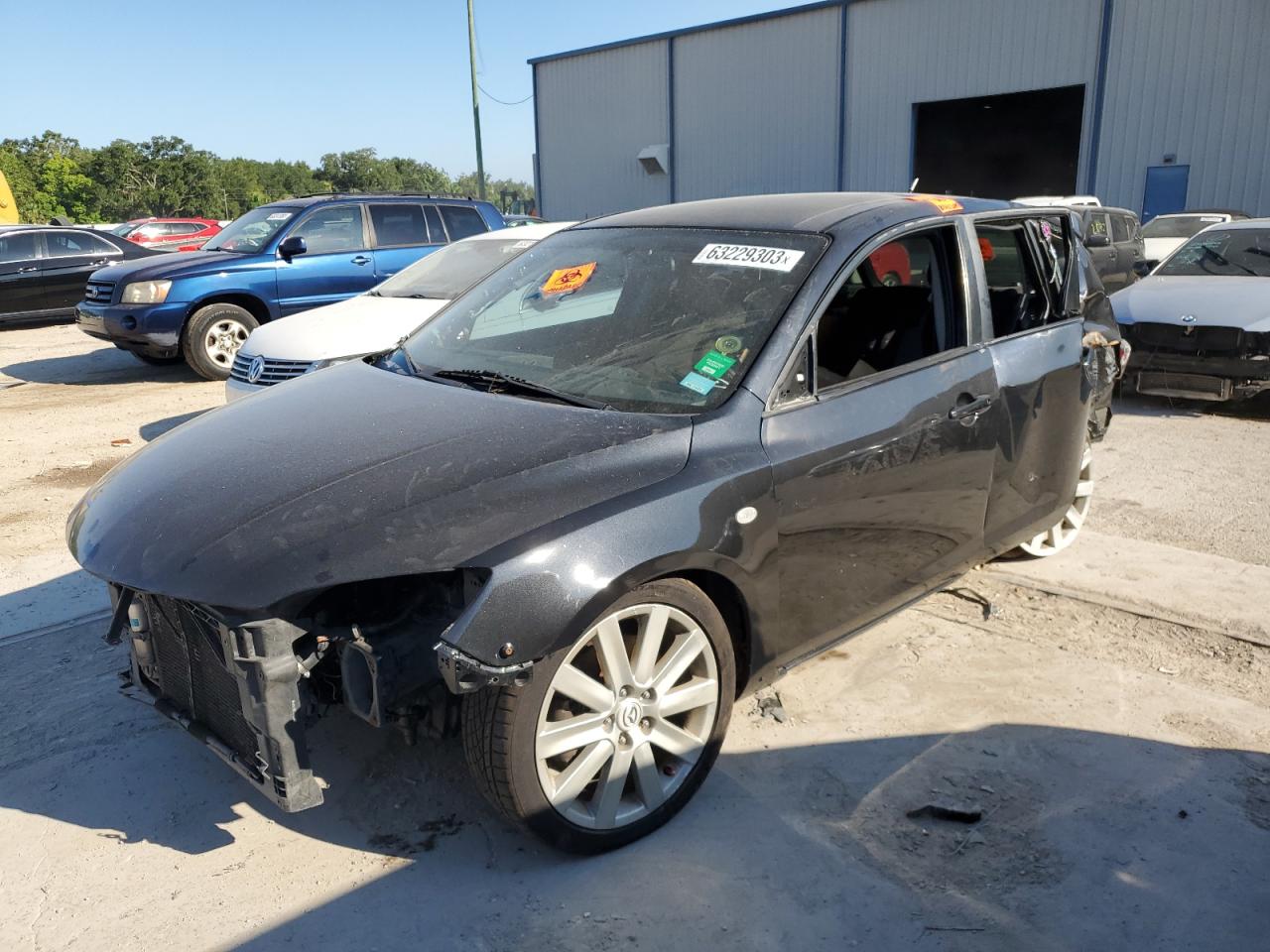 2007 Mazda Speed 3 silver null gas JM1BK34L171662750 photo #1