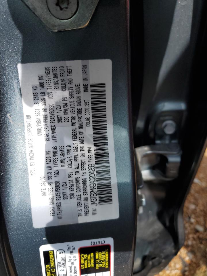 2010 Mazda Cx-9 VIN: JM3TB2MA9A0204259 Lot: 64029743