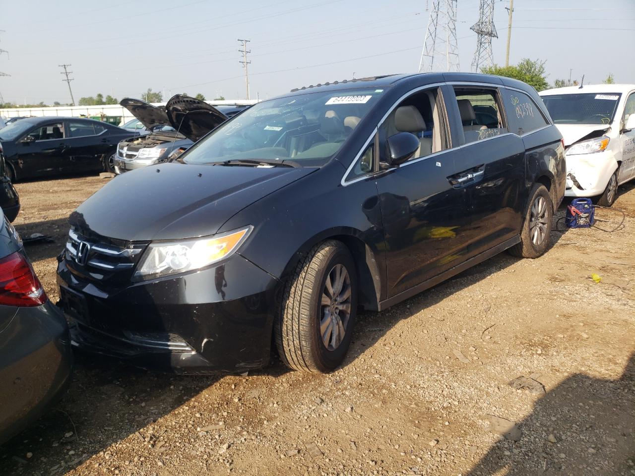 5FNRL5H67EB044798 2014 Honda Odyssey Exl