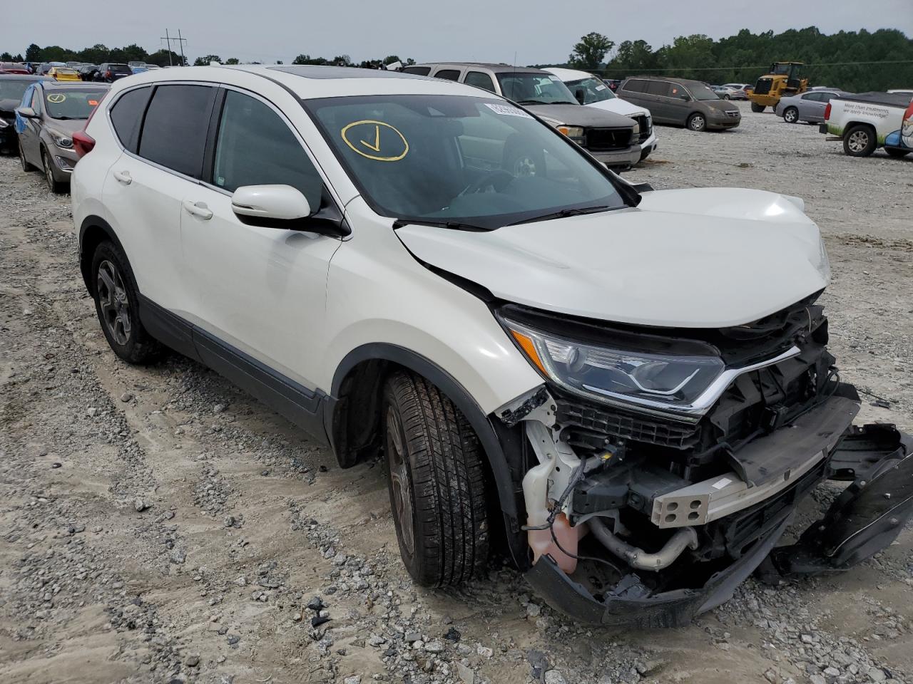 2018 Honda Cr-V Exl VIN: 5J6RW1H87JL016003 Lot: 62965063